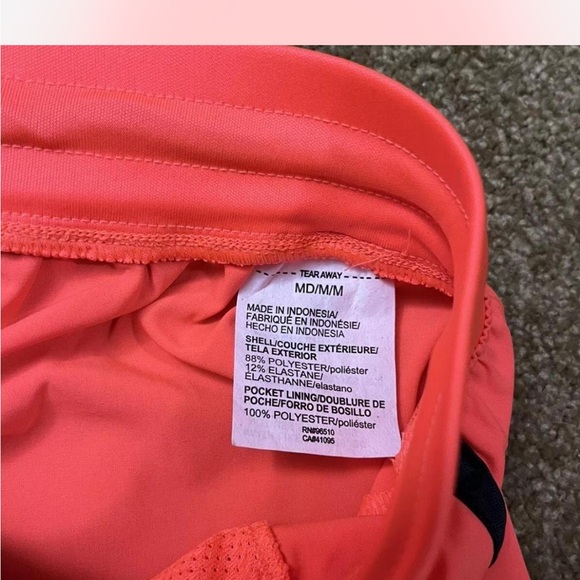 Under Armour Athletic Activewear Shorts, Orange Color, Men’s Size M - Picture 6 of 6